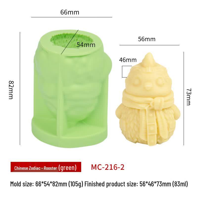 Zodiac Animal Silicone Ice Cube Mold