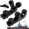 Kayak Paddle Holder Multifunctional Fishing Canoe Paddle Holder Kayak Track Mount Fishing Pole Holder for Fishing Kayak