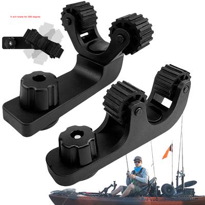 Kayak Paddle Holder Multifunctional Fishing Canoe Paddle Holder Kayak Track Mount Fishing Pole Holder for Fishing Kayak