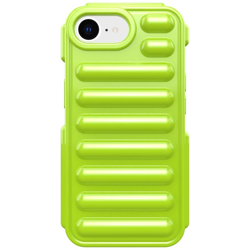 Kapsel-Serie für iPhone 16e Hülle Weiche TPU Gerippte Anti-Sturz Handyhülle