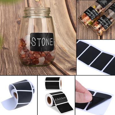 120Pcs Wasserdichte Tafel Küche Gewürz Label Aufkleber Marmelade Glas Flasche Tags
