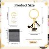 Pack Of 10 Music Theme Keychains Set With Guitar And Electronic Keyboard Birthday Party Souvenir Daily Decoration Items