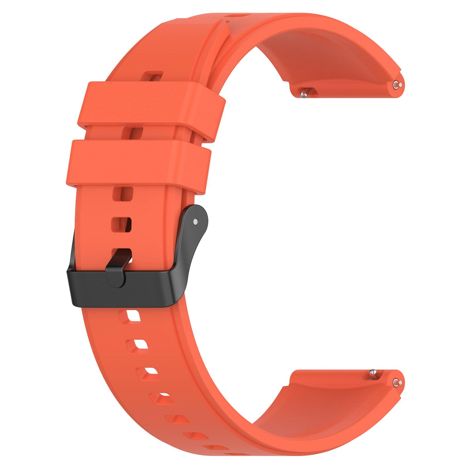 

22mm Replacement Band for Huawei Watch GT 4 46mm/Watch 4 Pro/Watch 4/Watch 3 Pro/Watch GT 3 SE Silicone Watch Strap Orange