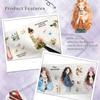 4Rolls Pre Cut PET Decorative Tape 60mmX2M Cartoon Girl Sticker Tape for Scrapbooking Journal Photo Album Packaging