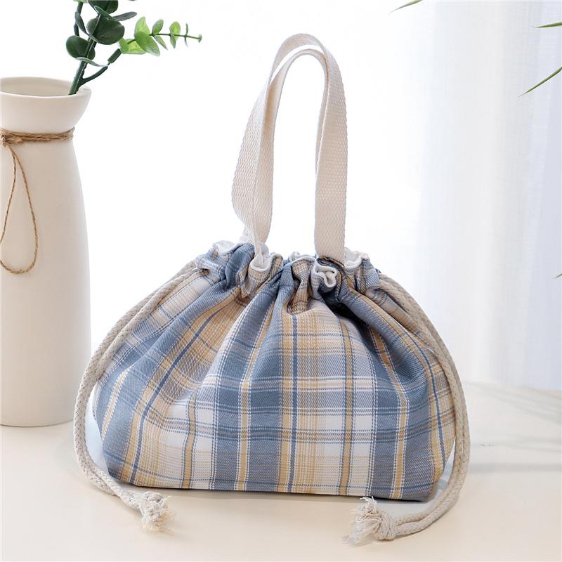 

Lunch Bag Handbag Lunch Bag Bento Bag Office Worker Bento Bag Waterproof Oilproof Lunch Bag Japanese Style Lunch Bag циан