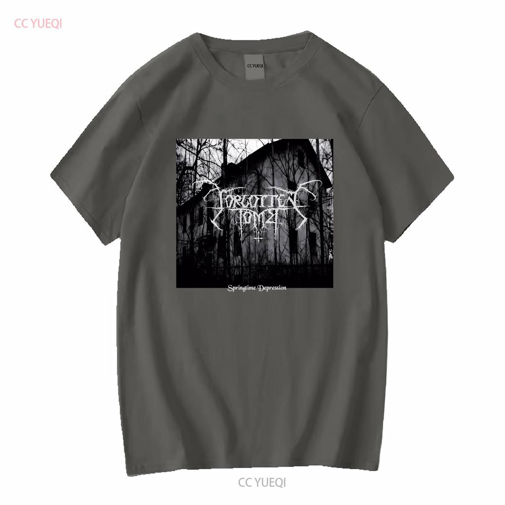 Forgotten Tomb Springtime Depression Black T Shirt Fullsize S 5XL long or short sleeves vintage Washed Breathable Soft