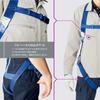 Midori Anzen Verdexcel Workwear Long Sleeve Harness Eco Mark Draped Top Size 3L Jumper, Unisex, Compatible, Anti-Static, Certified, Cut, VE583, Blue,