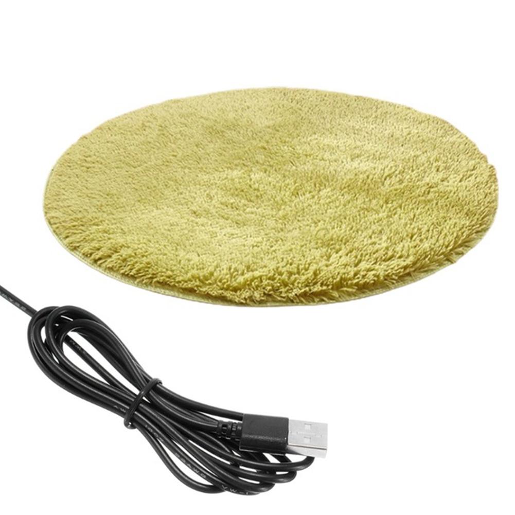 40cm Pet Cat Dog Bed Body Winter Warmer Carpet Pet Plush Electric Blanket Heated Seat Animals Bed Heater Mat Heating Pad