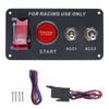 12V Ignition Switch Panel 4 In 1 Racing Car Carbon Ignition Switch Panel with Engine Push Button for Racing Car, Sport RV Truck