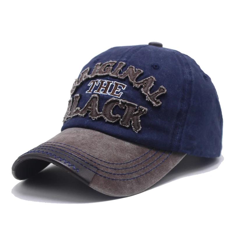 Unisex Vintage Baseball Cap Cotton Hats For Men Women Black Letter Embroidery Cap Outdoor Sports Cap Dropshipping