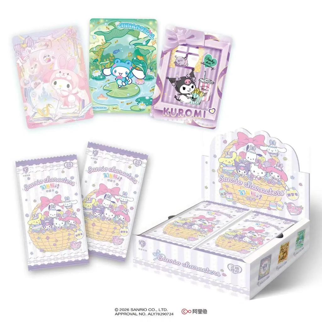 Genuine  Card Family Christmas Party Collection Cards HelloKitty Cards Pink Cute Card Aurora Series Trading Card