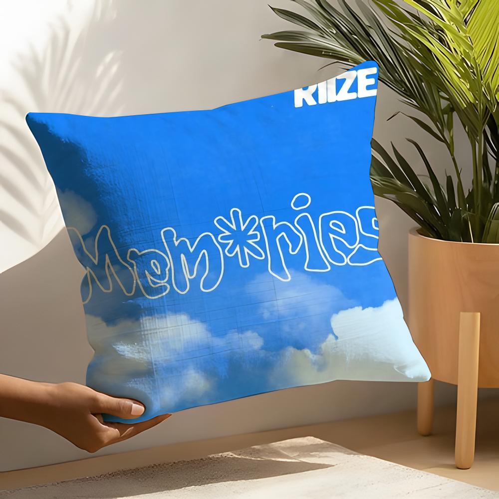 Hot singer RriizeS Album Pillow Case Home Living Room Decoration Linen Pillow Cases Cushion Cover 30X30cm