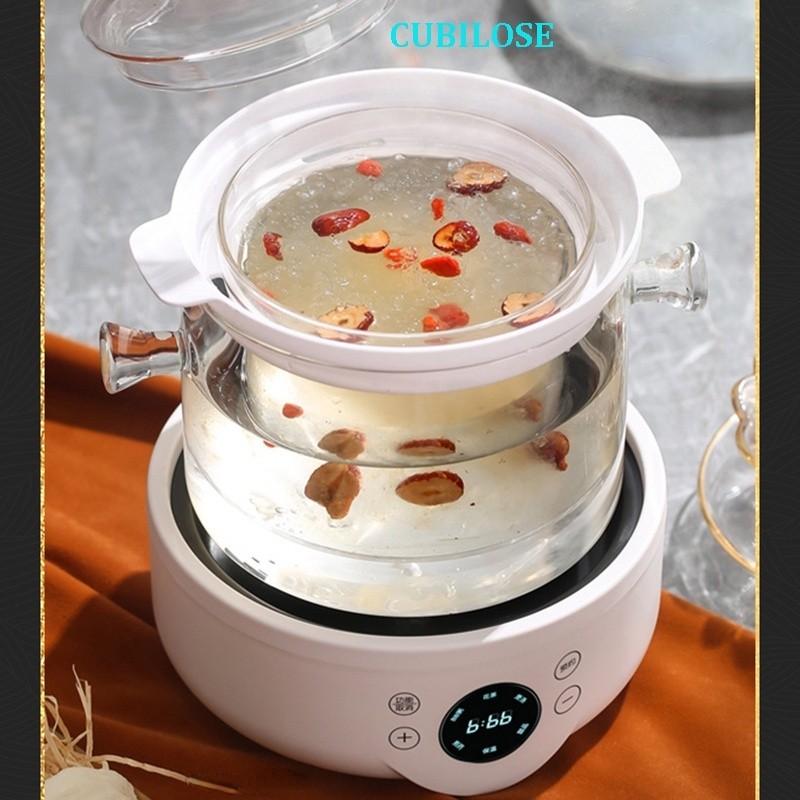 500W 1.5L Jug & 500ML Stew Pot Teapot Digital Touch Panel Multi Functional Health Pot Household Smart Soup Boiler