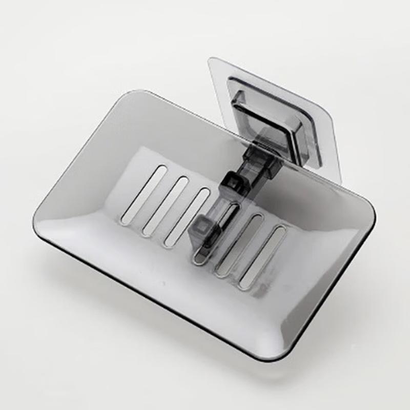 LISM Crystal Wall-Mounted Draining Soap Holder (3-Pack)