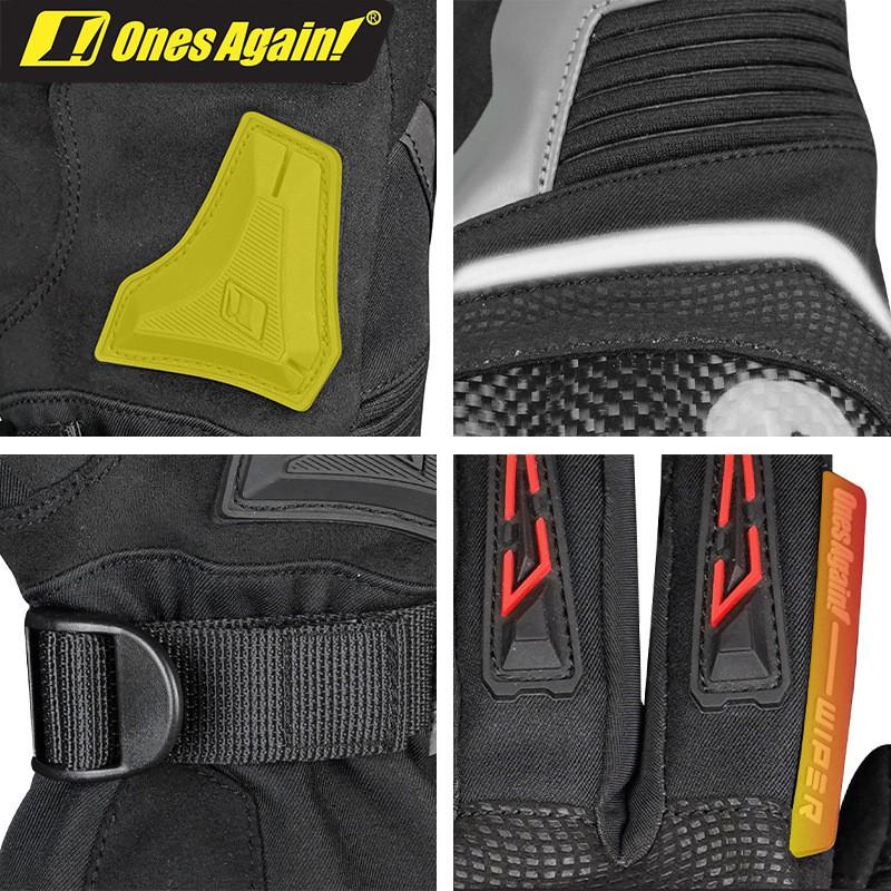 Motorcycle Gloves Men Women Winter Riding Waterproof Windproof Thermal Long Cuff Cycling Protective Gear Safety