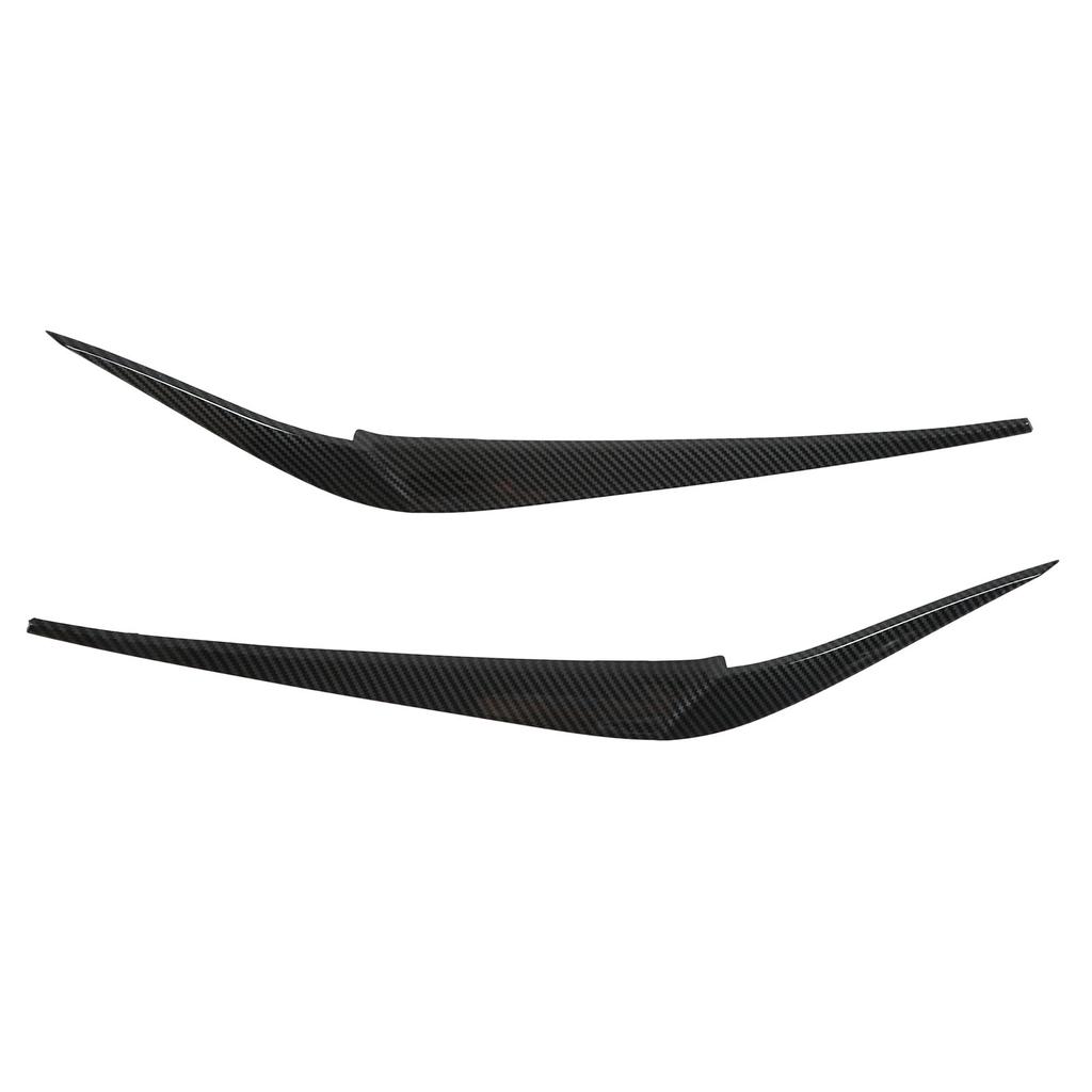 1 Pair Headlight Eyebrow Stickers Car Headlamp Eyelid Decal Cover Replacement for X3 X4 G01G02 2018+(Carbon )