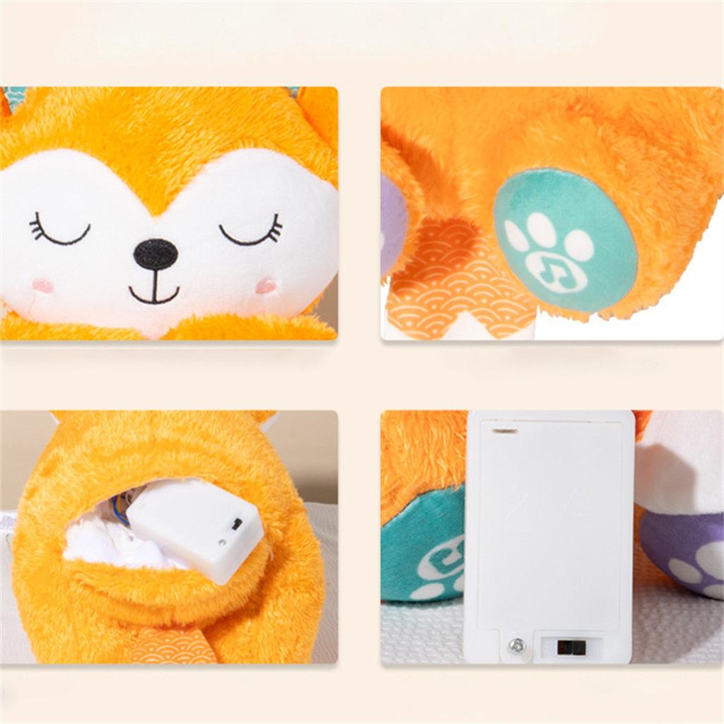 CEWROM Schlummer Doudou Chat Avec Mouvement Respiratoire Et Lendormissement Danniversaire