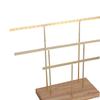 Earrings Holder Organizer Decorative Display with Detachable Wooden Base for Ear Bracelet