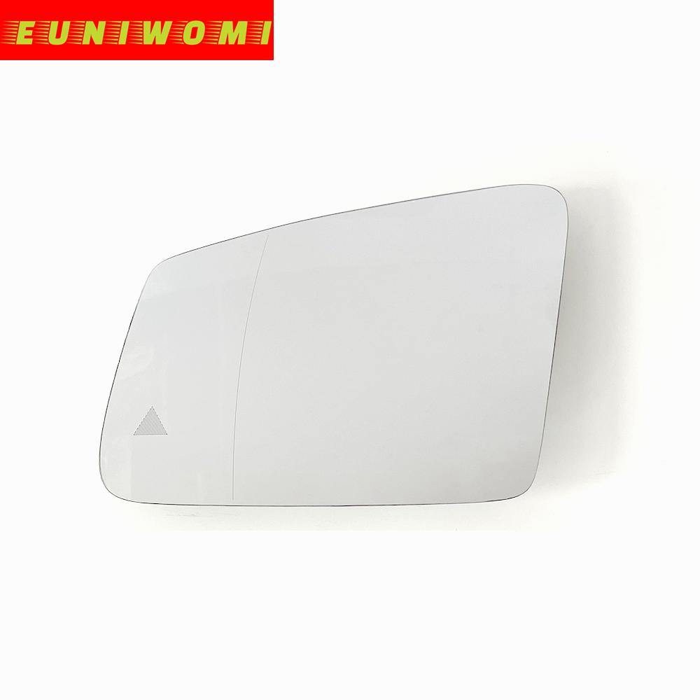 Wide Angle  Heated Mirror Glass With Blind Spot Warning for Mercedes-Benz W176 W246 W204 W117 W218  W212  W207 W221 X204 X156