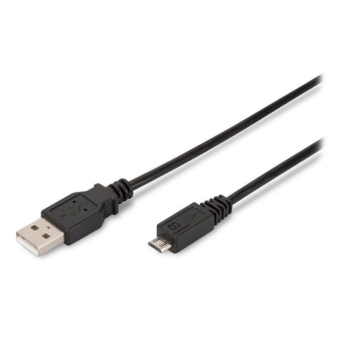 Ewent Câble USB Micro-USB Type B (M) pour USB (M) USB 2.0 1.8 m noir