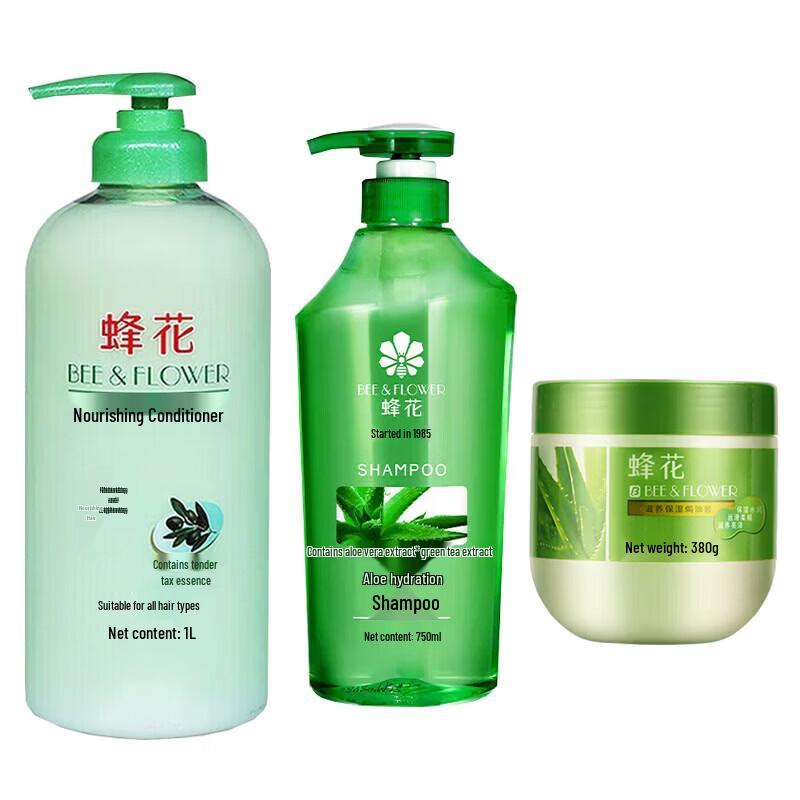 

Bee & Flower Anti-Dandruff & Nourishing 3-Piece Hair Care Set
