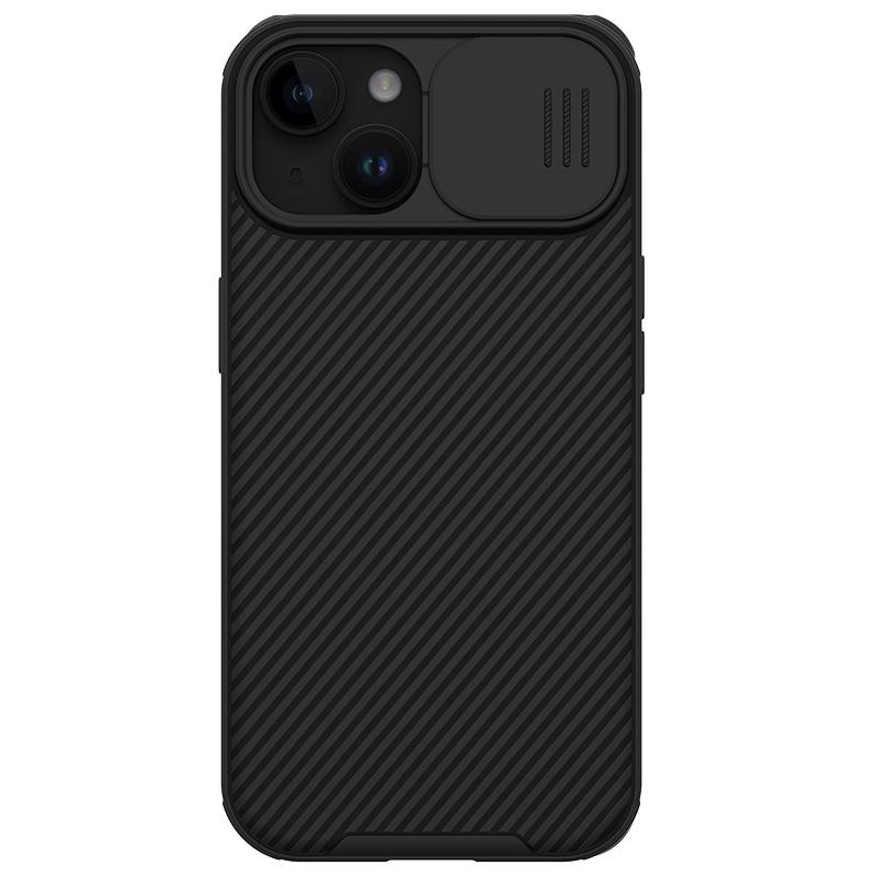 für iPhone 15 Pro Max Hülle Nillkin CamShield Hülle Ultra-dünn Hart Schieb-Kamera Hülle für iPhone 15 Plus 15 Pro Objektiv Sichtschutz Abdeckung for iPhone15 Pro Max black