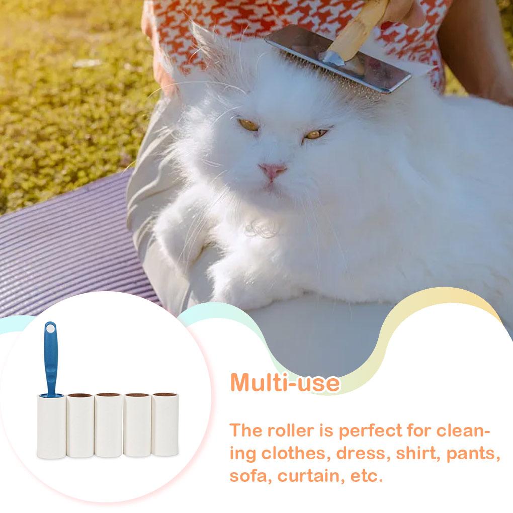 Reusable Lint Roller Clothes Pet Hair Collector Remover Super Sticky Removal Rolling Removing Tool Home Supplies