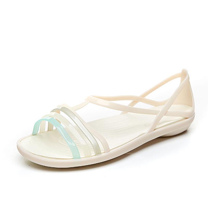 2024 Sommer Damen Jelly Fish Mund Ballerinas - Strand- & Reise Kristall Sandalen