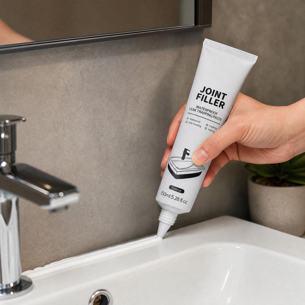 Sealant for Sink Toilet and Baseboard, Multi-Purpose Sealing for Bathroom and Kitchen Cracks