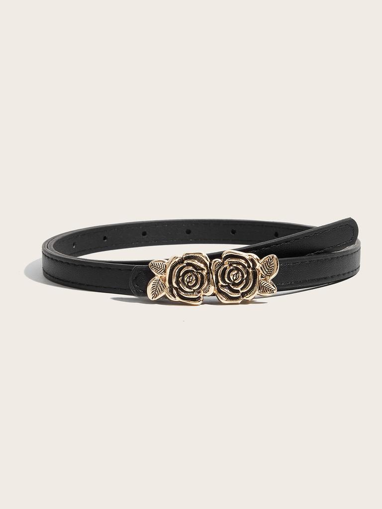 Womens Fashion Belt With Alloy Buckle For Casual Office Wear