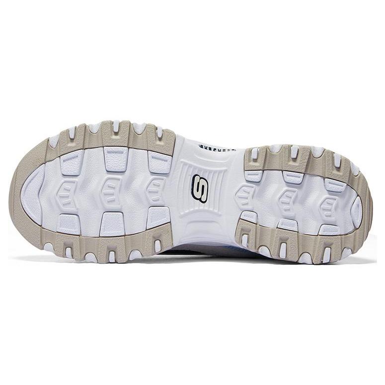 (WMNS) Skechers D'Lites Varsity Spirit Shoes 'White Blue Black' Women's 896276-BLMT