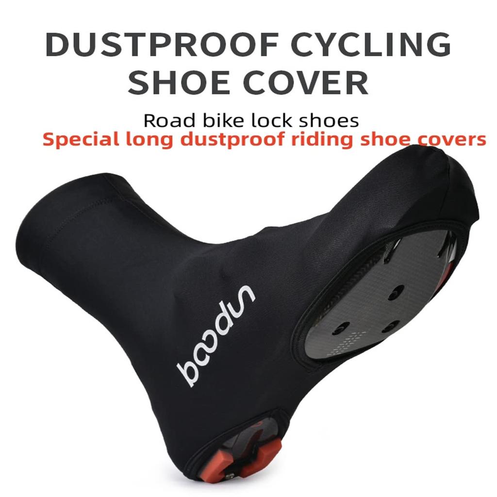 Cycling Shoe Covers, Bike Overshoes for Women Men, Road Mountain Bike Booties, Dustproof Zippered Bicycle Overshoes for Men