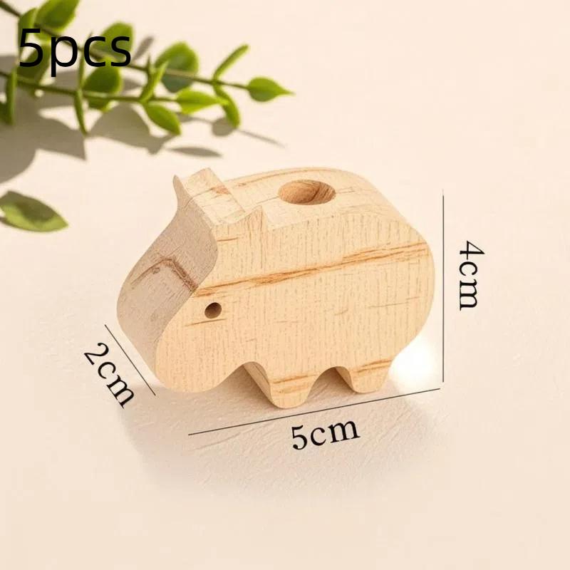 Car/Home Decor Aroma Diffuser, 1/5pcs Wood Essential Oil Fragrance