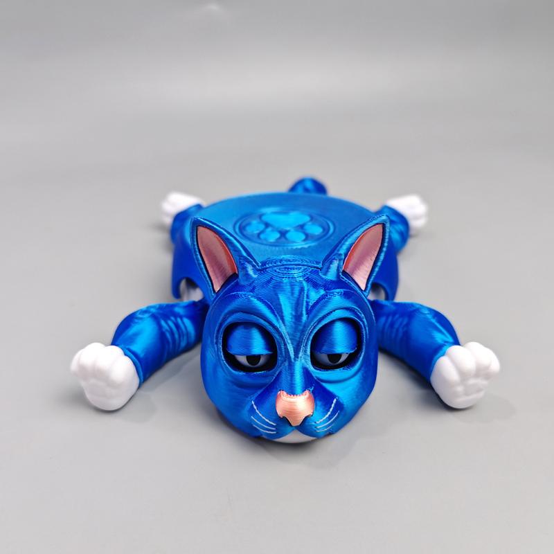 

Creative 3D Printed Cat Coaster Quirky Eye-Popping Drinks Holder Heat-Resistant Cup Pad for Tea Coffee Mugs Desktop Ornament