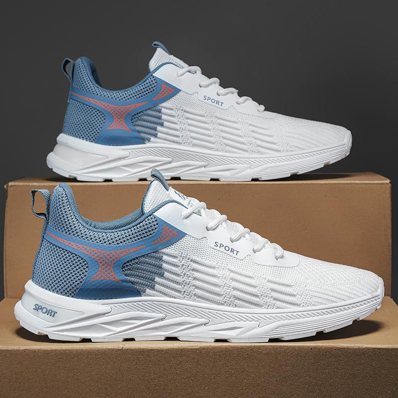 Mens Lightweight Casual Sneakers Breathable Chunky Sole Male Carbon Plate Marathon Sports Running Shoes Athletic Nonskid