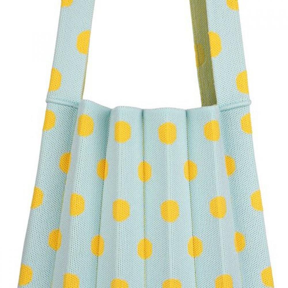 Pleatsmama Mini Shoulder Bag Lemon Dot