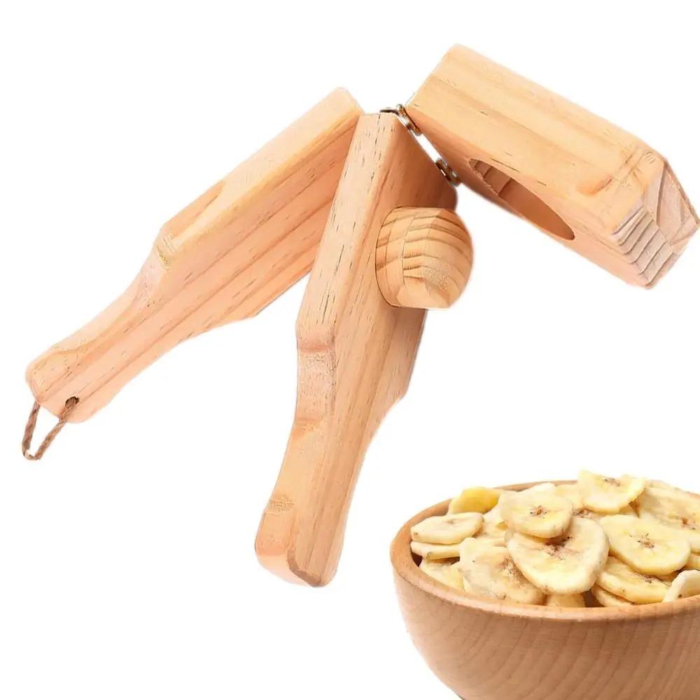 Wooden Tostonera Hangable Banana Press Tools Food Crusher Plantain Press Cuba