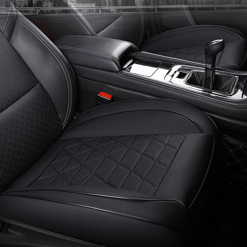 New Front Car Seat Cover Pu Leather Cars Seat Cushion Automobiles Seat Protector Universal Car Chair