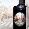 Cell Phone 130 Wide Angle Lens, 15x Macro Lens,  195 Fisheye Lens  3in1 Cell Phone Camera Lens