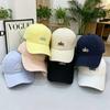 Cappellino da Baseball ALO Ricamato Tridimensionale con Visiera Morbida - Cappello da Sole Casual All-Season Moda Coreana da Donna