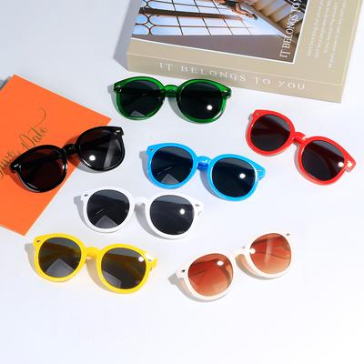 Kindersonnenbrille Jungen und Mädchen Sonnenschutz Sonnenbrille Niedliche Mode Trendy Baby Mädchen Sommer Laufsteg UV-Schutzbrille