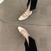2025 Spring and Autumn New Design Sense French Retro Mary Jane Flats Single Shoes One Word with Buckle Women's Shoes
