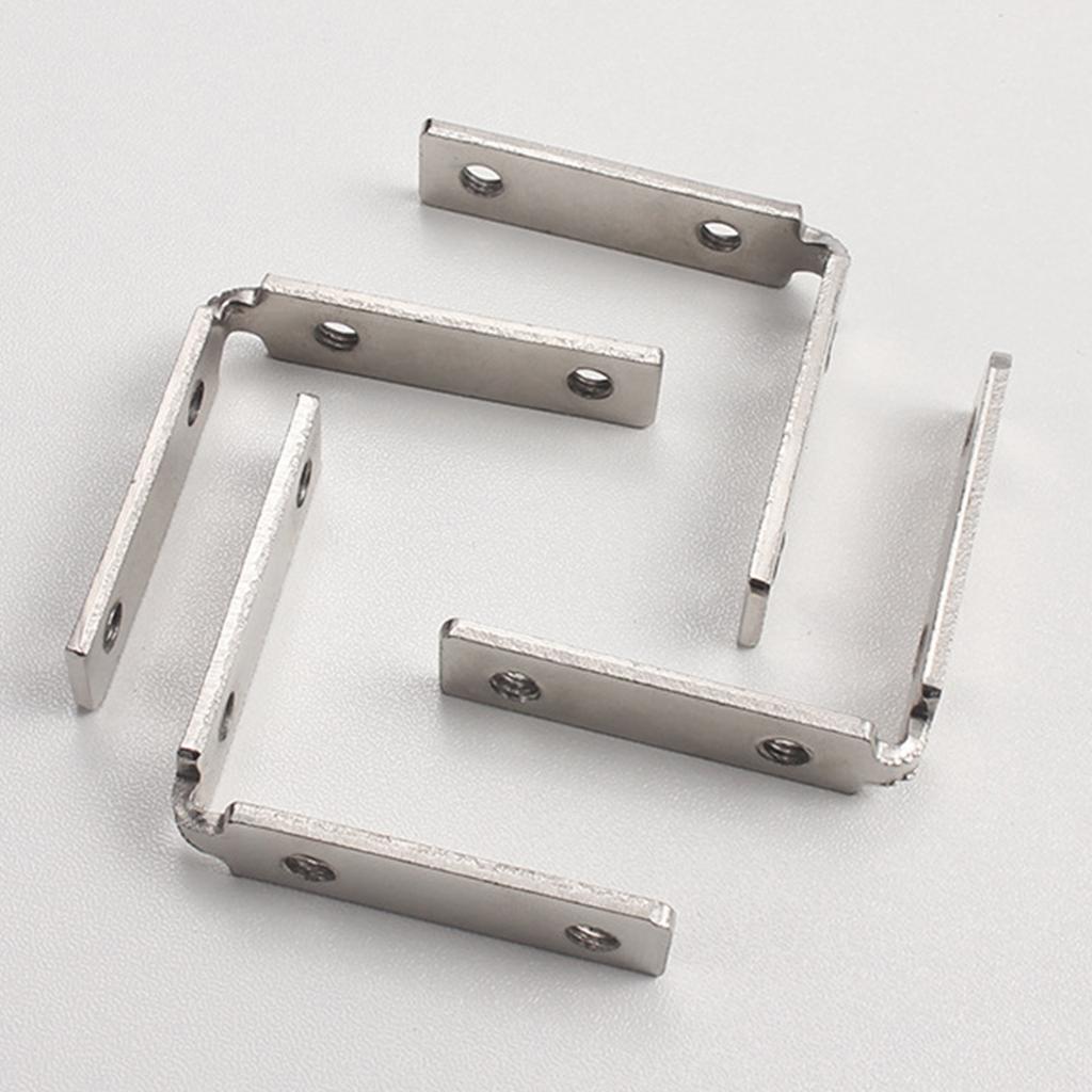 Upgraded 90-Degree Cabinet Handle Corner Connectors Corner Mounting Plates Secure & Elegant Fittings for Your Cabinets