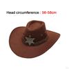 Classic Western Cowboy Hat - Stylish Sun Protection for Outdoor Adventures