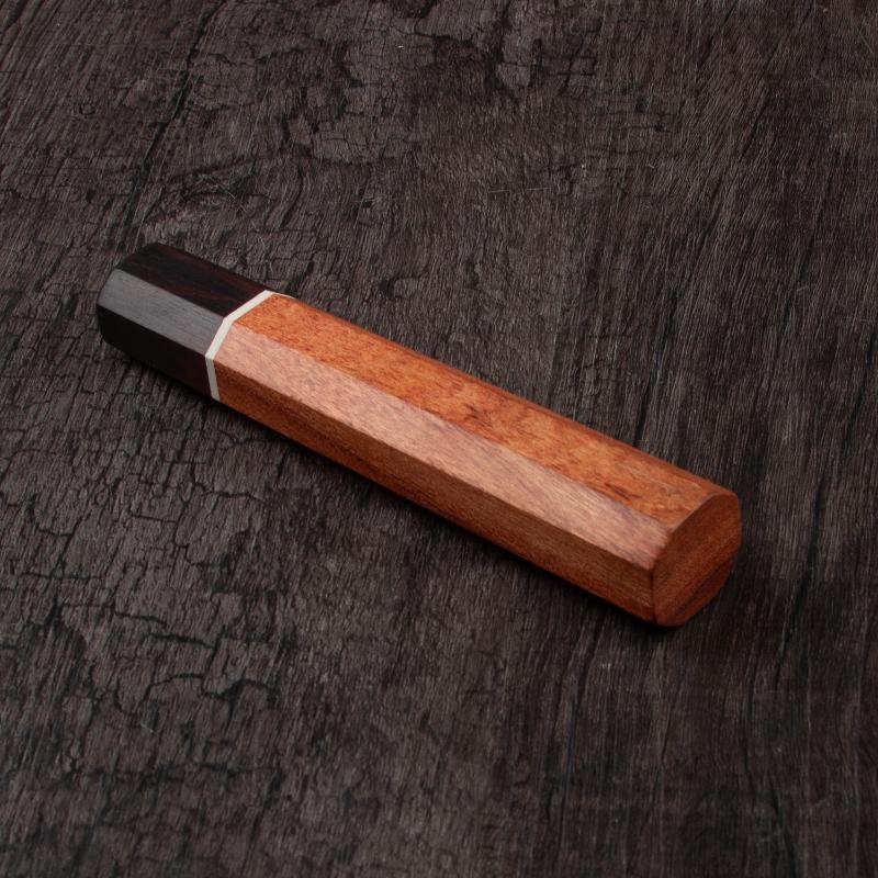 1 Piece Japanese Classic Octagonal For Diy Semi-Finished Handmade High Quality Wood Material Kitchen Knife Handle
