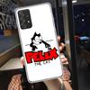 F-Felix the Cats Funny Phone Case for Samsung A54 A57 A37 A17 A14 A15 A12 A24 A34 A55 A35 A25 A52S A07 A05S A04S A22 A32 A72 Gal