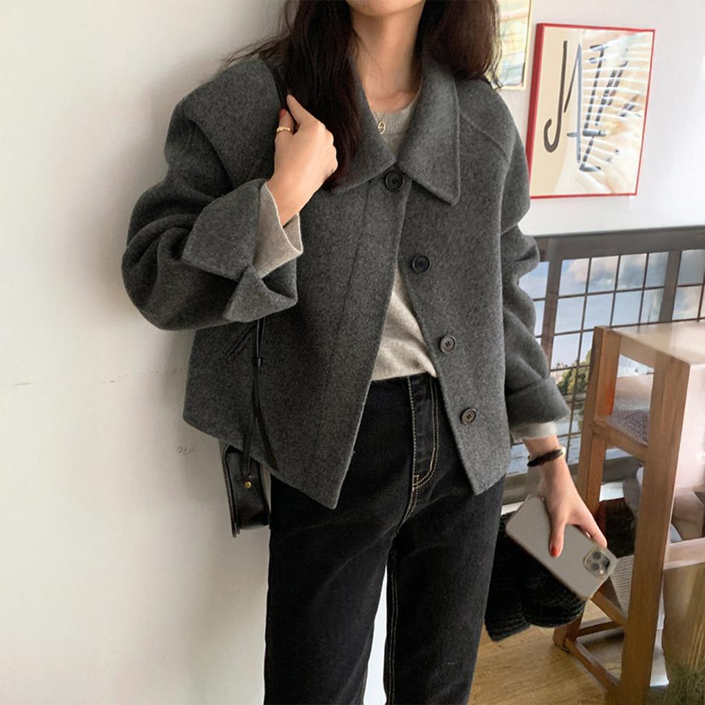 Casual Resort Button Long Sleeve Jacket  FallWomen's 2025