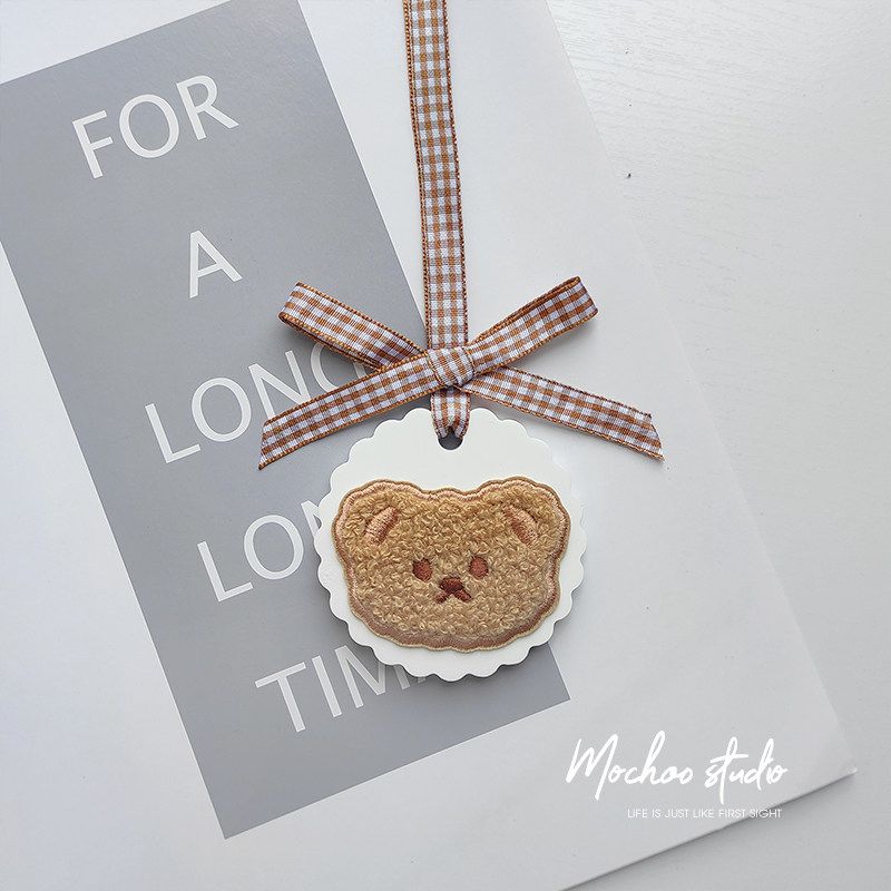 Cute Bear Plaster Wardrobe Aromatherapy Car Decorations Brown Bear Pendant