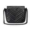 Gucci GG Marmont Series Double G Logo Quilted Chain Leather Mini Shoulder Bag Women Shoulder Bag Black 739681-AABS1-1000
