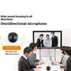 USB 360 Degree Omnidirectional Condenser Mic AntiSlip Base Omnidirectional Condenser Desktop USB Conference Microphone